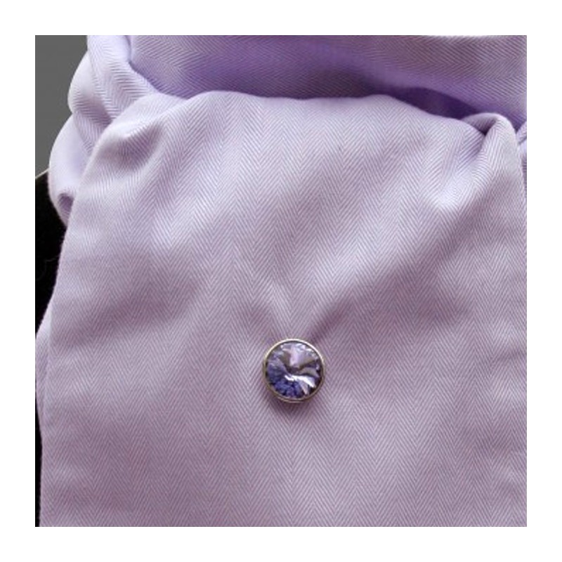 Plastron de luxe mauve (nombreux motif dispo)