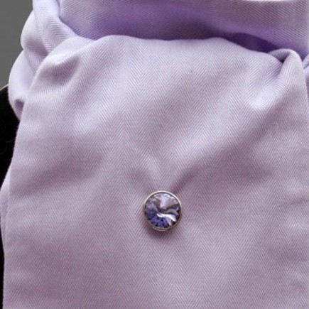 Plastron de luxe mauve (nombreux motif dispo)