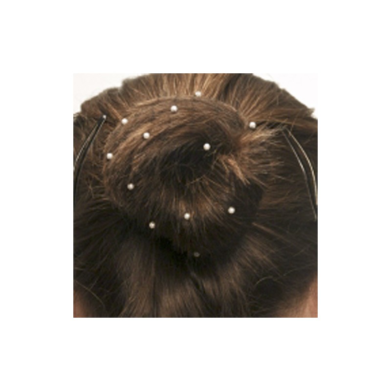 Filet à cheveux avec petites perles ou strass Filet à cheveux avec petites perles ou strass