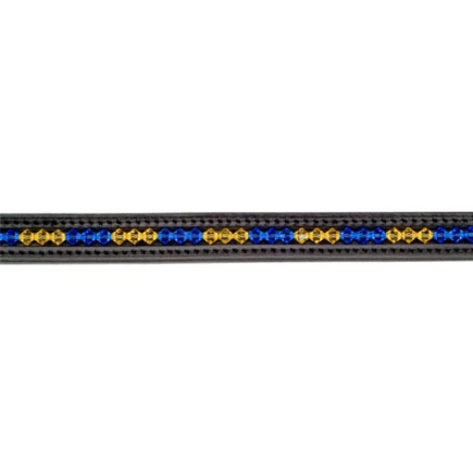 Otto Schumacher Frontal Swarovski Bleu-jaune | Frontal Otto Schumacher bleu-jaune