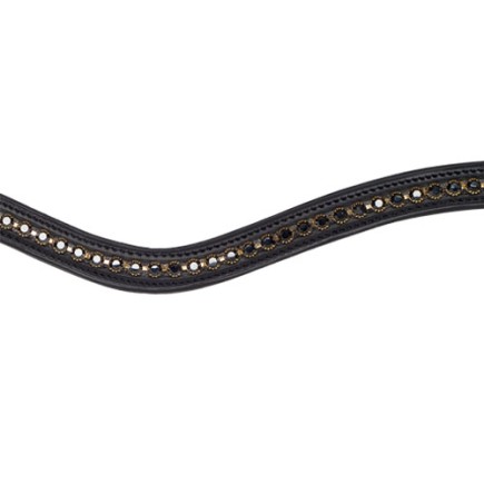 Otto Schumacher frontal courbé Swarovski Jet Hermatite