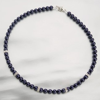 Otto Schumacher: collier perles-pierres de Swarovski | Swarovski Bracelet perles