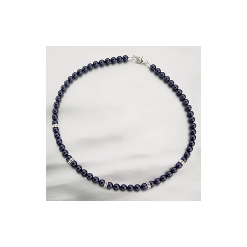 Otto Schumacher: collier perles-pierres de Swarovski | Swarovski Bracelet perles