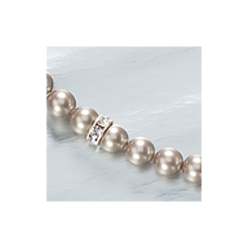 Otto Schumacher: collier perles-pierres de Swarovski