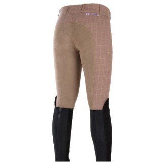 Horze: Grand prix Full Seat carreaux brun | Grand prix femme carreaux full seat
