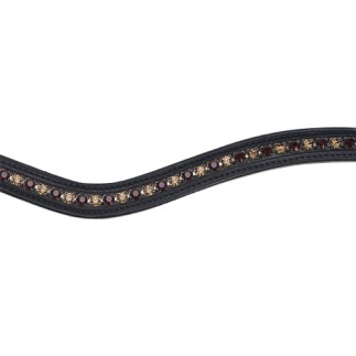 Otto Schumacher frontal Swarovski mocca -smoky quartz | Frontal Otto Schumacher Saphire-Crystal