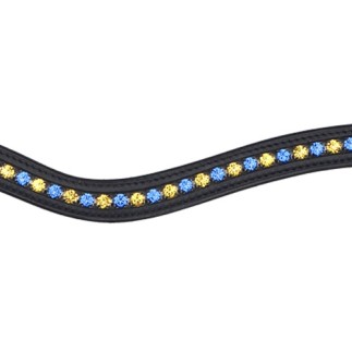 Otto Schumacher frontal Swarovski saphir-jaune | Frontal Otto Schumacher Moonlight-Silvershade