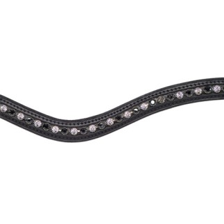 Otto Schumacher frontal Swarovski jet hermatite-crystal | Frontal Otto Schumacher jet-crystal