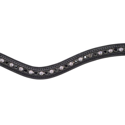 Otto Schumacher frontal Swarovski jet hermatite-crystal | Frontal Otto Schumacher jet-crystal