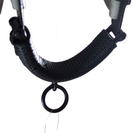 Caveçon cuir blanc.