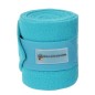 Bandage de travail polo taupes - turquoise
