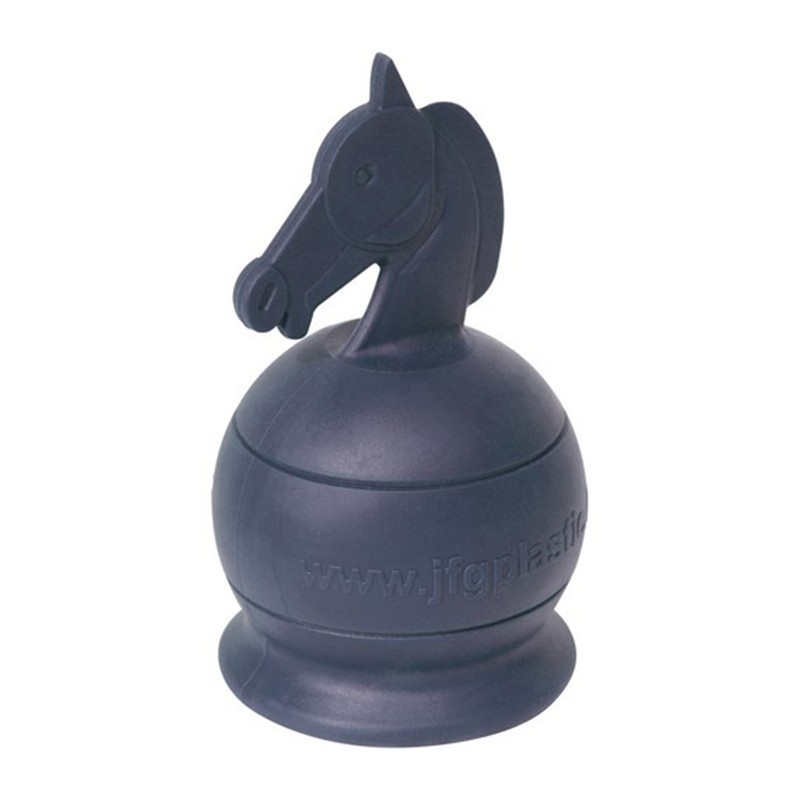 Capuchon de boule d'attelage tête de cheval