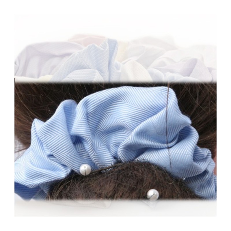 Chouchou de luxe bleu | Chouchou pour cheveux