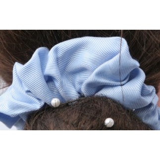 Chouchou de luxe bleu