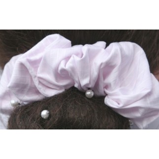 Chouchou de luxe mauve