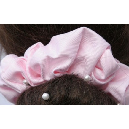 Chouchou de luxe rosé (nombreux motif dispo)