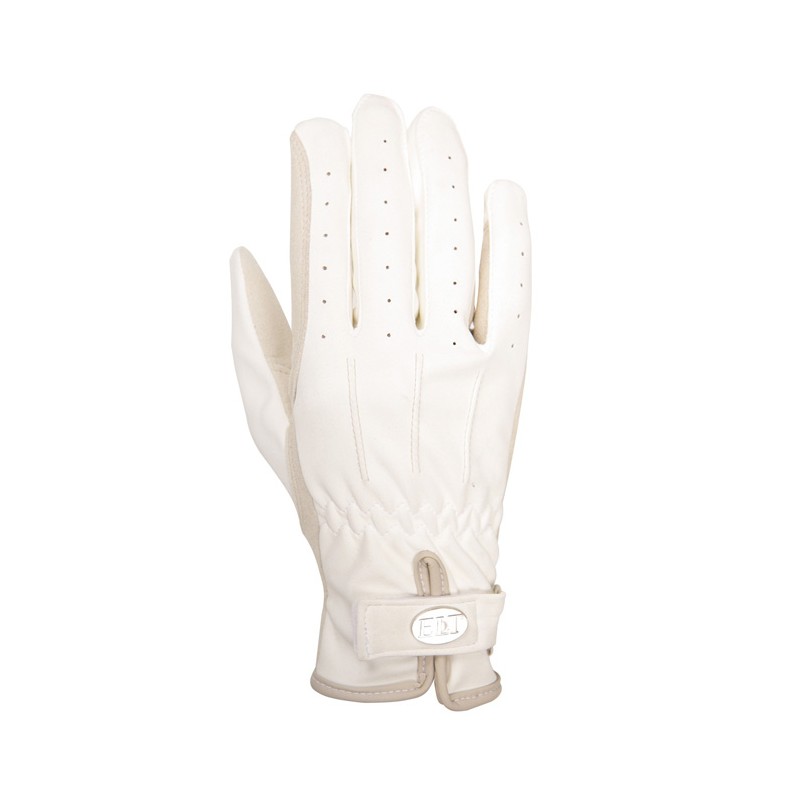 ELT: gants de sport deux-couleurs blanc-nature
