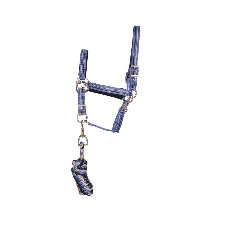 Euro-Star Euro Star: Licol + corde bleu | Euro Star: Licol + corde bleu