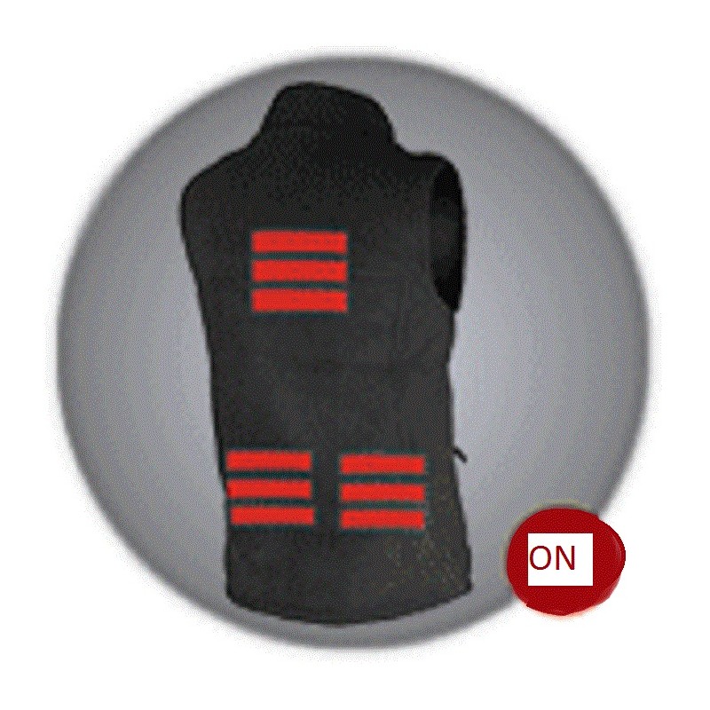 Gilet chauffant (sans manche)