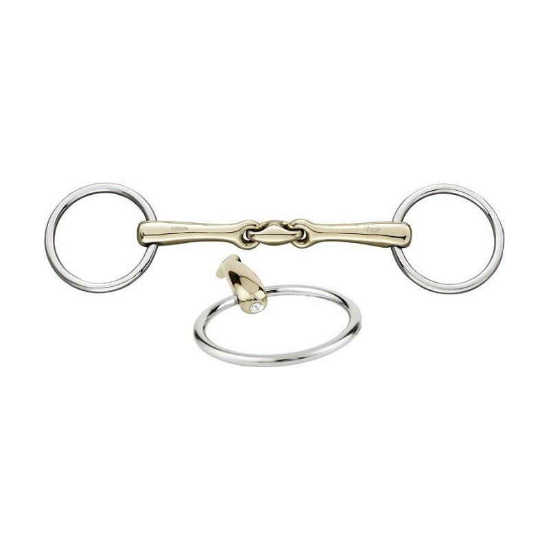 Sprenger : KK ULTRA bradoon 14MM Swarovski ( New ) 40200