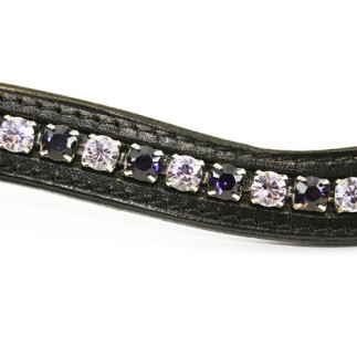 Frontal Swarovski "Tiffany Violet-Crystal" de stock. (Otto Schumacher) – Frontaux Otto Schumacher nos compositions – Équitation
