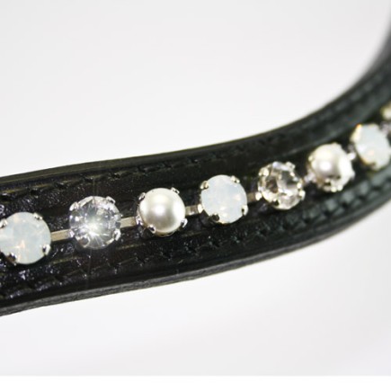 Frontal Swarovski avec perle et cristal. (Otto Schumacher) – Frontaux Otto Schumacher nos compositions – Équitation