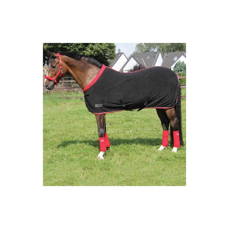 Chemise séchante polaire noir- cerise – 145mm