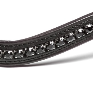 Frontal Swarovski "Jet " courbé (Otto Schumacher)