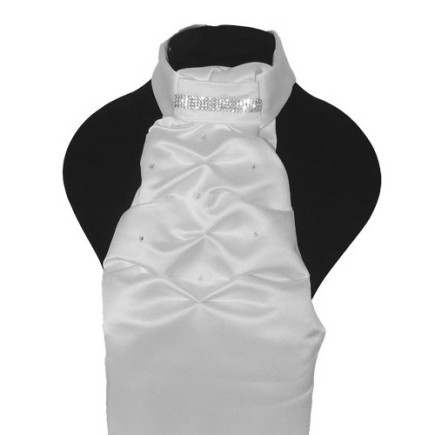 Plastron Showquest avec pièrres Swarovski – crème – Plastrons-jabots-cravates – Équitation