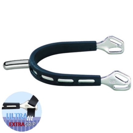 Eperons Sprenger 25mm ULTRA FIT EXTRA GRIP – Bout arrondi – Équitation