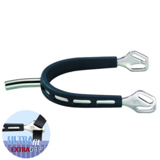 Eperons Sprenger 35mm ULTRA FIT EXTRA GRIP – Bout plat – Équitation