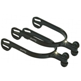 Eperons Jin Stirrup Swarovski - large - Wildkart – Noir – Jin stirrup - Wildkart – Roulette horizontale – Équitation