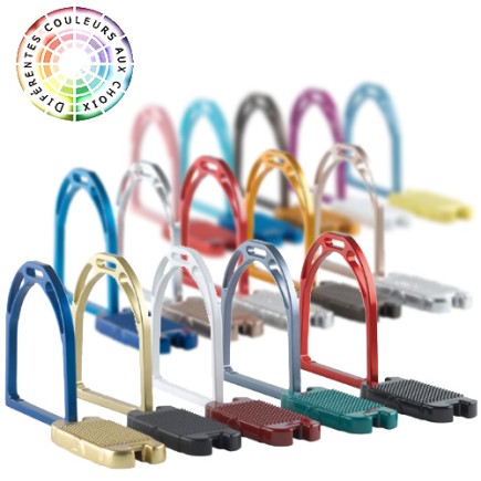 Jer: Mix & March – Chrome – Jer stirrup – Étriers – Équitation