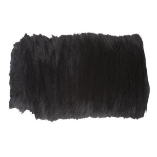 Fourreau de muserolle en mouton véritable 31cm – Noir – Pfiff – Padd – Équitation