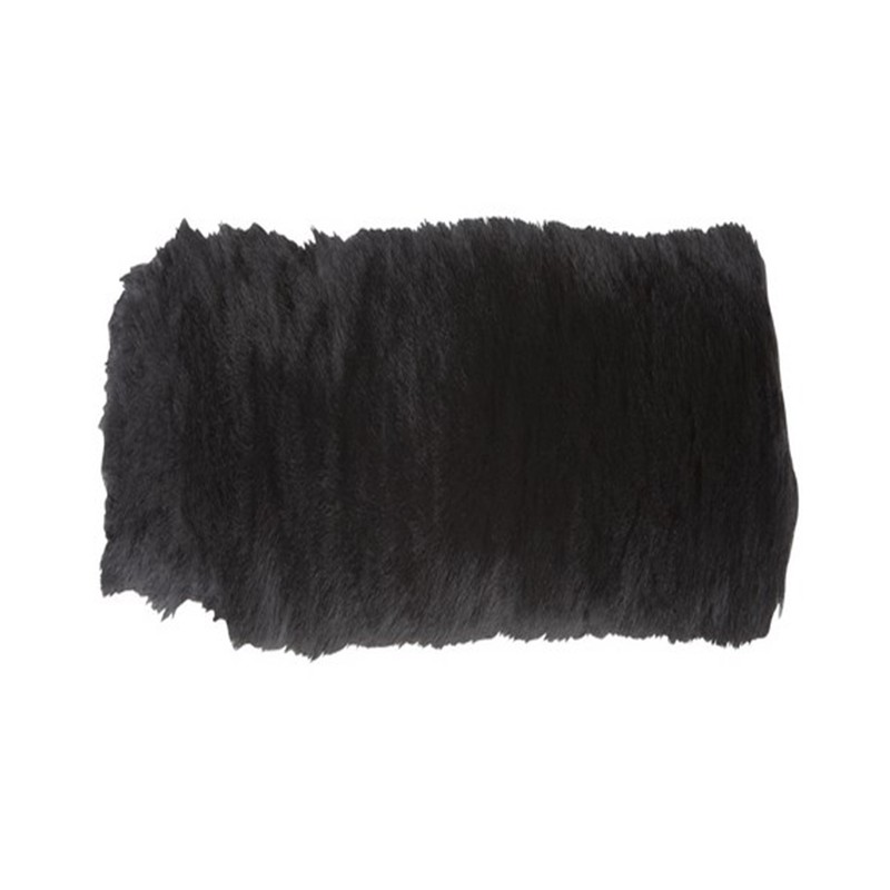 Fourreau de muserolle en mouton véritable 31cm – Noir Fourreau de muserolle en mouton véritable 31cm – Noir