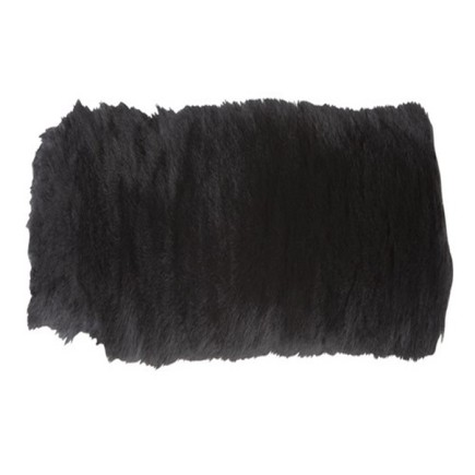 Fourreau de muserolle en mouton véritable 31cm – Noir – Pfiff – Padd – Équitation