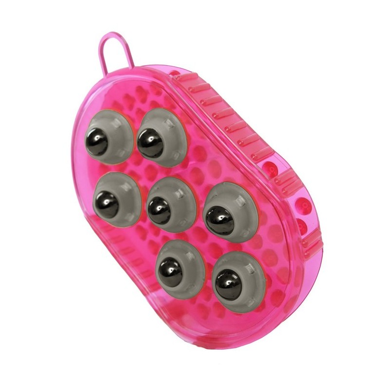 Gant de massage et de pansage – Rose