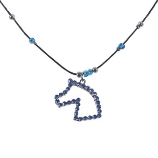 Colier Strass bleu – Wembley – Colliers et parures – Équitation