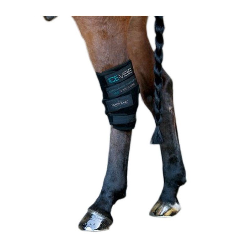 Ice-Vibe: Guêtres de refroidissement et massantes (jarret)