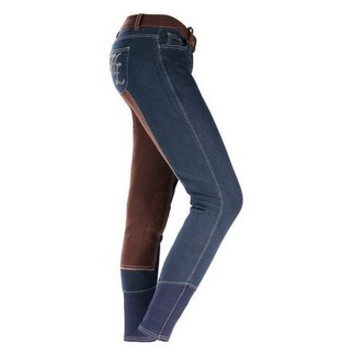 Horze: Pantalon fond peau Acacia – 44 – Pantalons d'équitation dame – Équitation