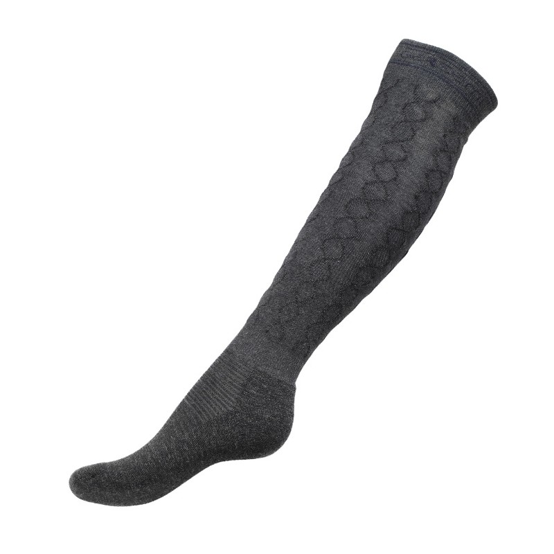 Gersemi: chausettes "cable" – Graphite