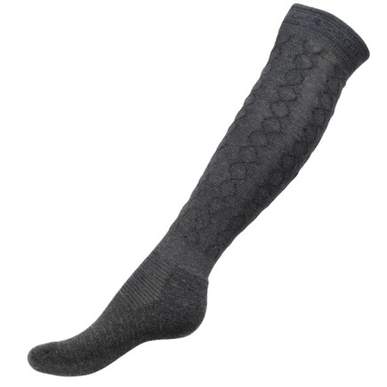 Gersemi: chausettes "cable" – Graphite – Chaussettes – Équitation