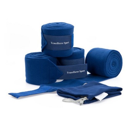 THS: Bandages Fleece (4) – Corail – Trans Horse Sport – Équitation