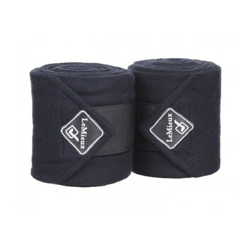 Lemieux: Bandages polo fleece (2) – Gris Lemieux: Bandages polo fleece (2) – Gris