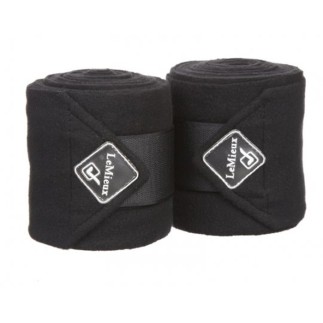 Lemieux: Bandages polo fleece (2) – Gris – Équitation