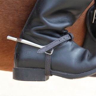 Wembley: Lanières éperons Black Shine