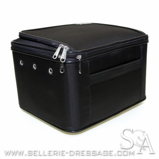 Nico Equestrian: Sac à chapeau/bombe de luxe – Noir – Sacs – Équitation