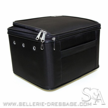 Nico Equestrian: Sac à chapeau/bombe de luxe – Noir – Sacs – Équitation