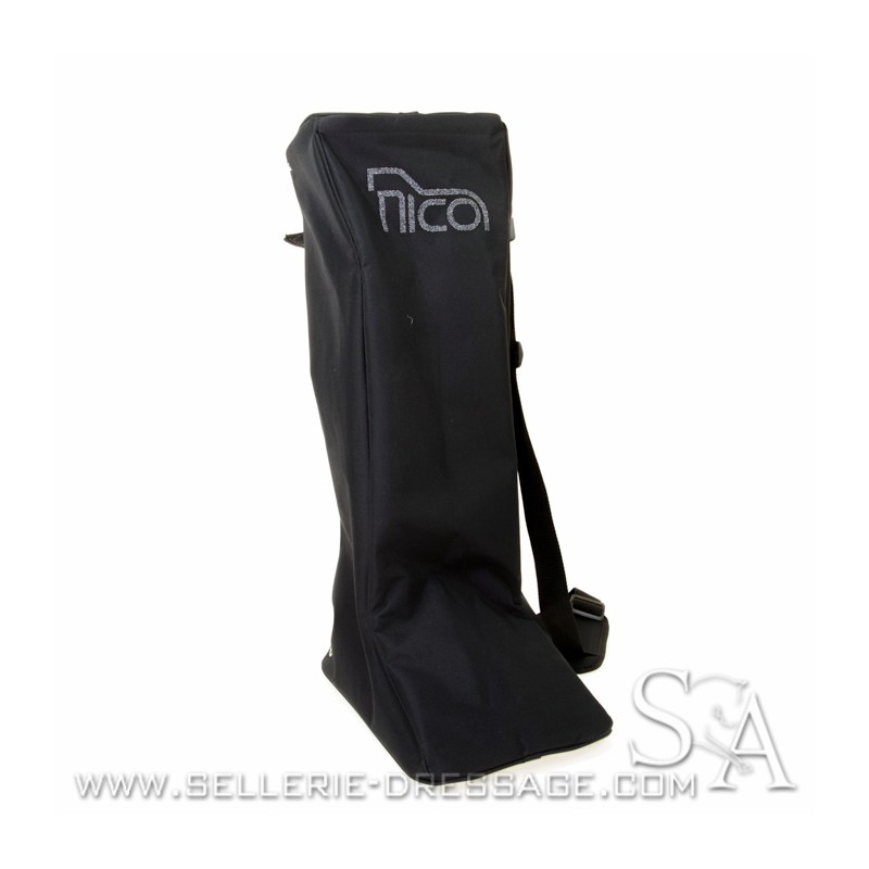 Nico Equestrian: Sac pour bottes Swarovski – Noir