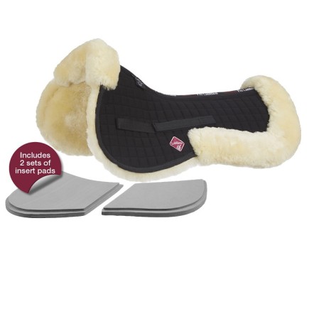 Le Mieux: Pro-Sorb Amortisseur correcteur agneau verritable – Noir-Gold – Lemieux – Amortisseurs de dos – Équitation